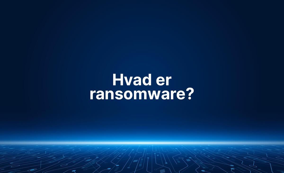 Forklaring på hvad ransomware er